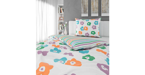 WENDEBETTWÄSCHE KASHMIRA Satin 140/200 cm - Multicolor, Trend, Textil (140/200cm) - Esposa