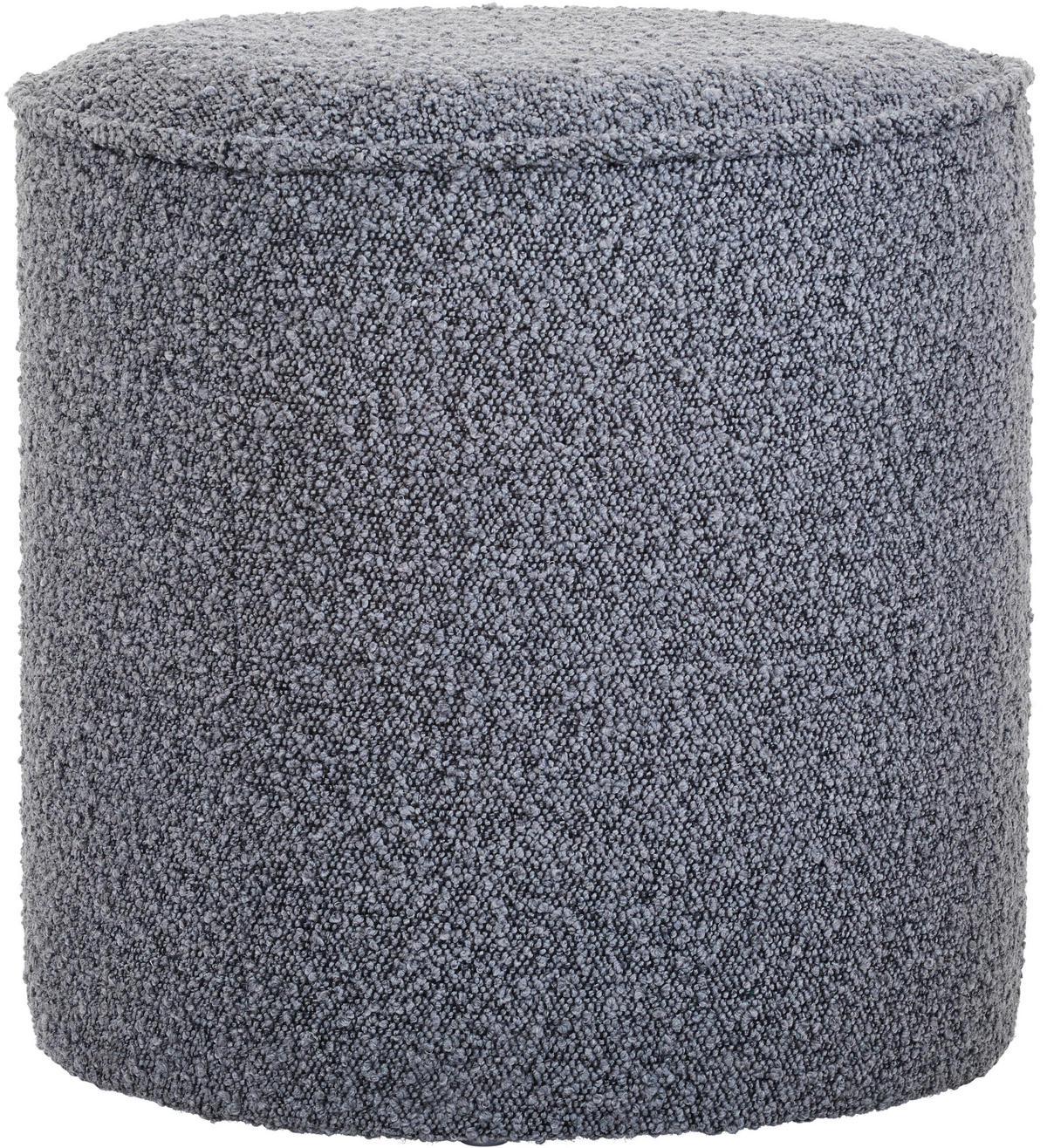 HOCKER Bouclé Dunkelgrau  - Dunkelgrau, Trend, Textil (40/40/40cm) - Xora