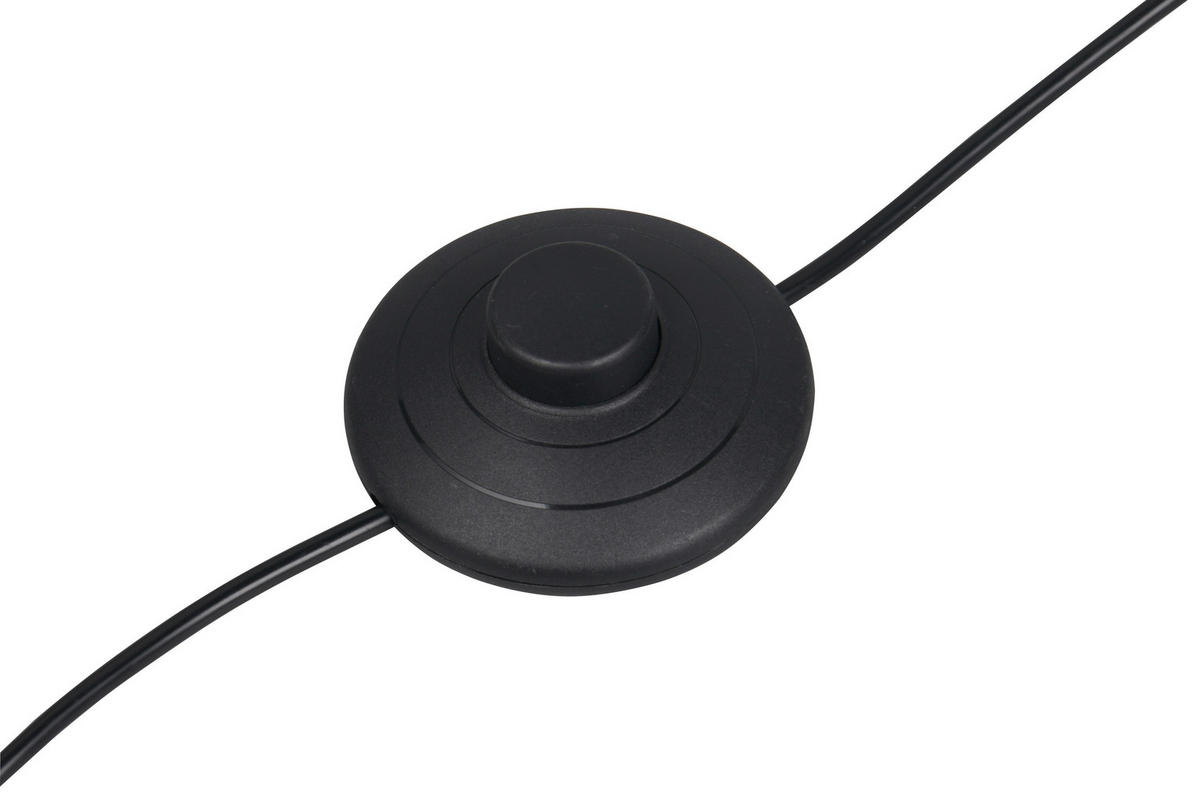 LED-STEHLEUCHTE SOLENNE 26/160/37 cm  - Transparent/Goldfarben, Design, Glas/Metall (26/160/37cm)