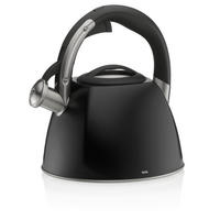 WASSERKESSEL Vitus  - Schwarz, KONVENTIONELL, Metall (22/24.5cm) - Kela