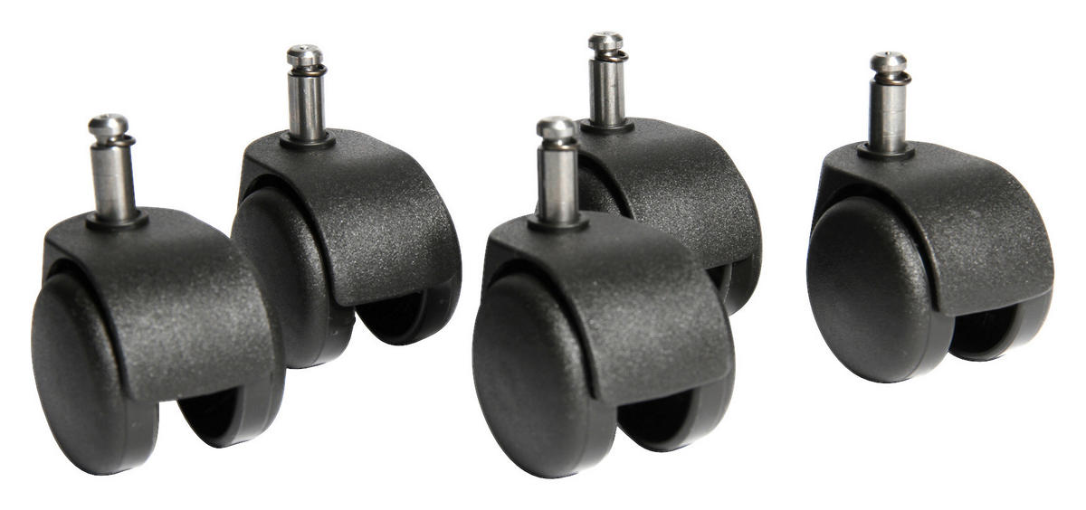 DREHSTUHLROLLE 5-teilig  - Schwarz, Basics, Kunststoff (5cm) - Topstar