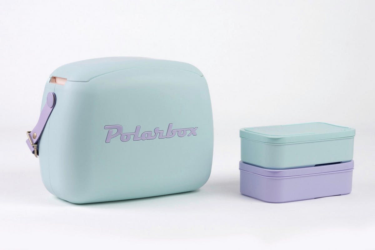 KÜHLBOX Polarbox Blau, Lila, Hellblau 6 l  - Blau/Lila, Basics, Kunststoff (30,3/24,2/18cm) - Polarbox