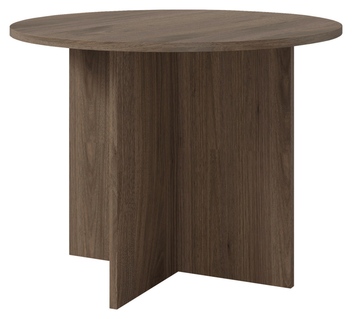 ESSTISCH in Holzwerkstoff 100/100/76 cm  - Nussbaumfarben, Design, Holzwerkstoff (100/100/76cm) - Lomoco