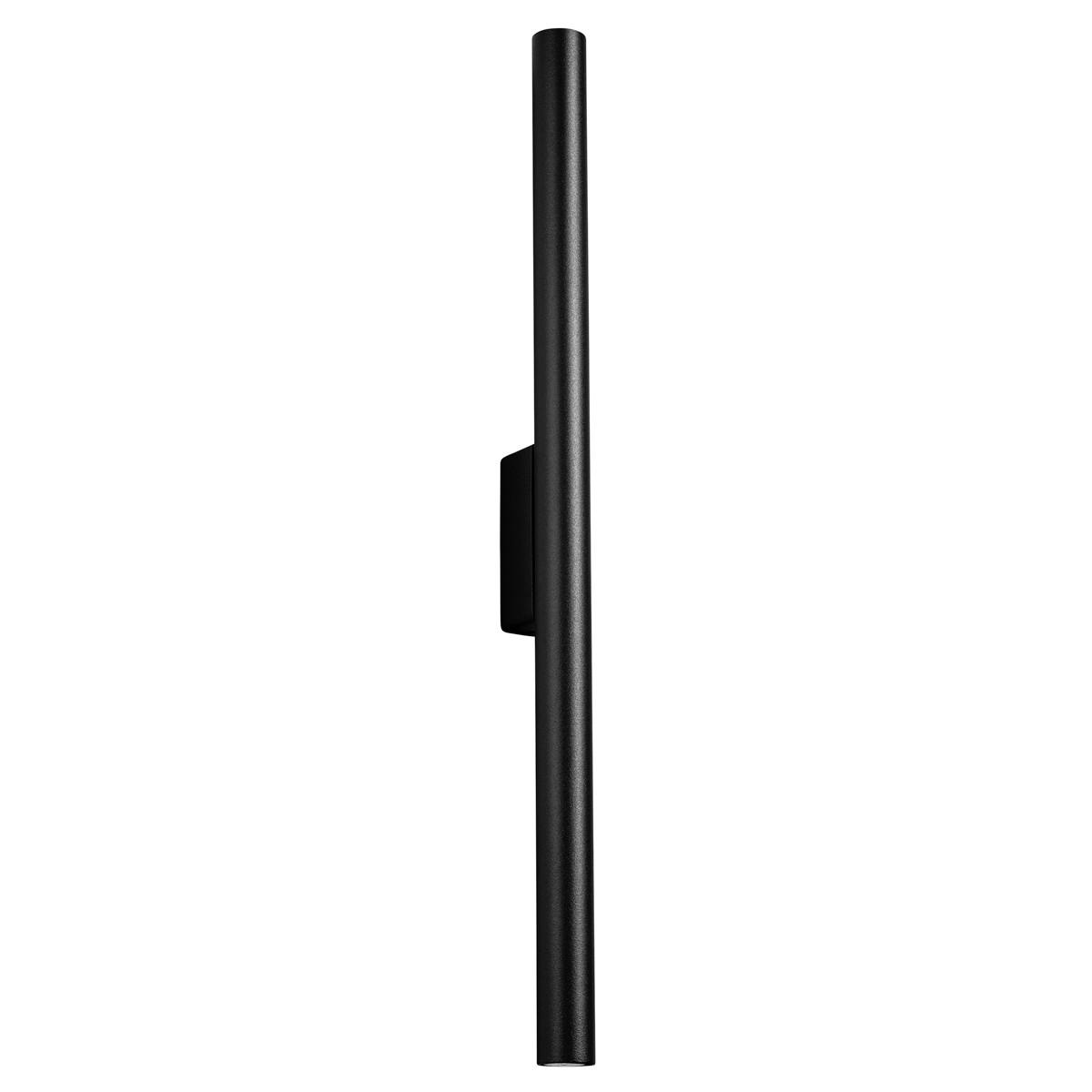 WANDLEUCHTE PASTELO 2,5/5/50 cm   - Schwarz, KONVENTIONELL, Metall (2,5/5/50cm)