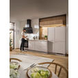 EINBAUKÜCHE   - Eichefarben/Grau, KONVENTIONELL, Holzwerkstoff - Xora