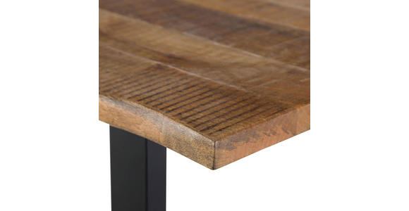 ESSTISCH in Holz 180/90/76 cm  - Schwarz/Naturfarben, Trend, Holz/Metall (180/90/76cm) - Landscape