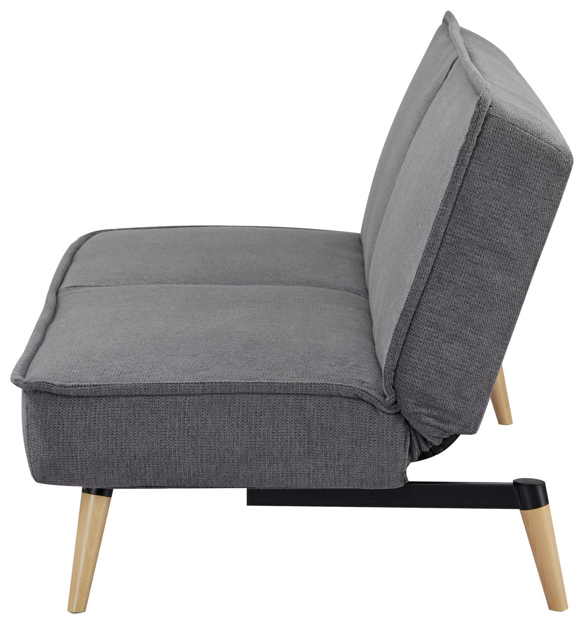 SCHLAFSOFA in Webstoff Grau  - Naturfarben/Grau, Modern, Holz/Textil (188/84/87cm) - MID.YOU