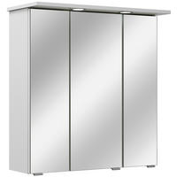 SPIEGELSCHRANK 65/70/18 cm  - Chromfarben/Weiß, KONVENTIONELL, Glas/Holzwerkstoff (65/70/18cm) - Xora