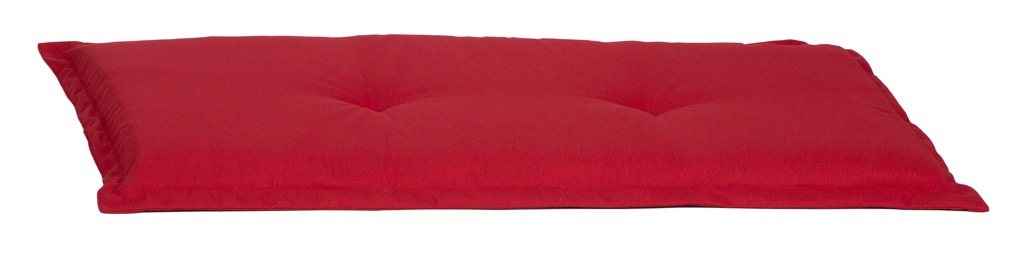 BANKAUFLAGE  meliert  - Rot, Basics, Textil (120/45/7cm)