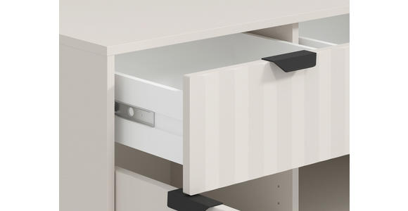 SIDEBOARD in 138/90,5/40 cm - Kaschmir/Schwarz, Basics, Holzwerkstoff/Metall (138/90,5/40cm) - Carryhome