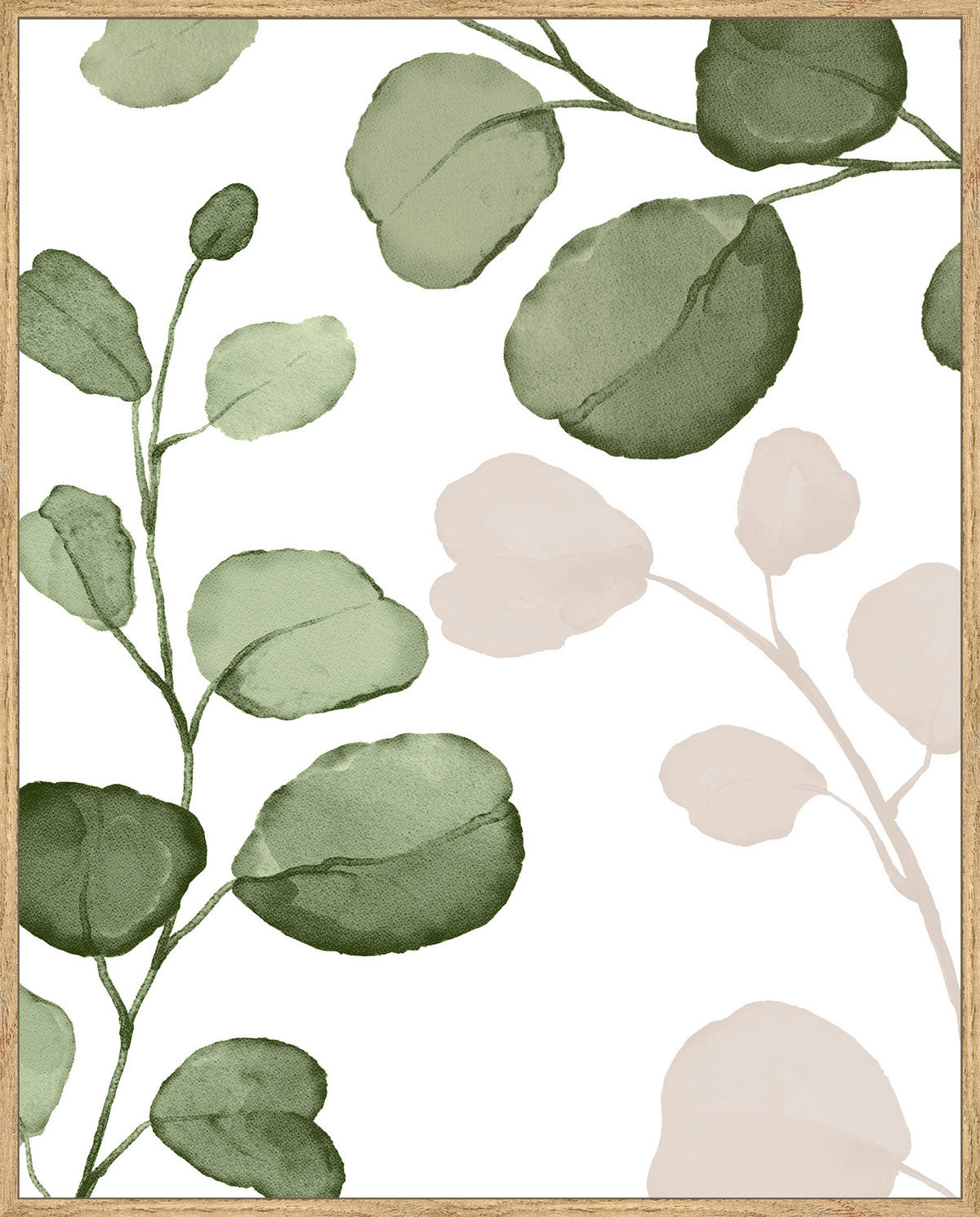 KUNSTDRUCK Landschaft & Natur, Blumen 40/50 cm  - Eichefarben/Multicolor, LIFESTYLE, Holzwerkstoff (40/50cm) - Monee