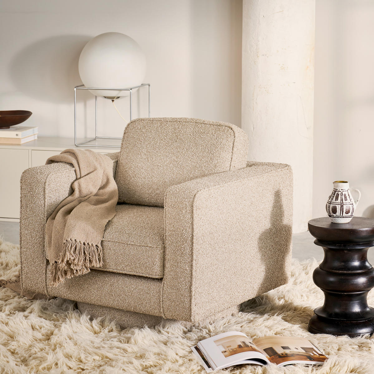 BEISTELLTISCH 30/30/42 cm Jonah Mangoholz Dunkelbraun rund  - Dunkelbraun, Design, Holz (30/30/42cm) - Livetastic