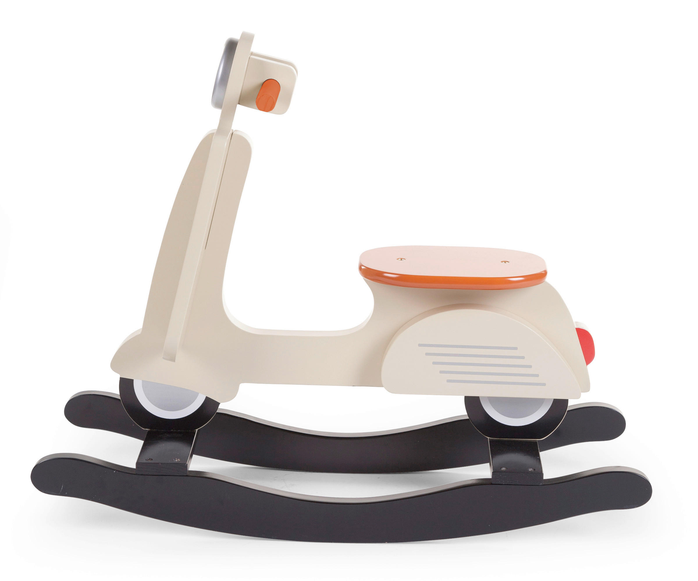 Childhome Schaukeltier Schaukelroller Cwrscr Cream Creme 25x57x70 cm