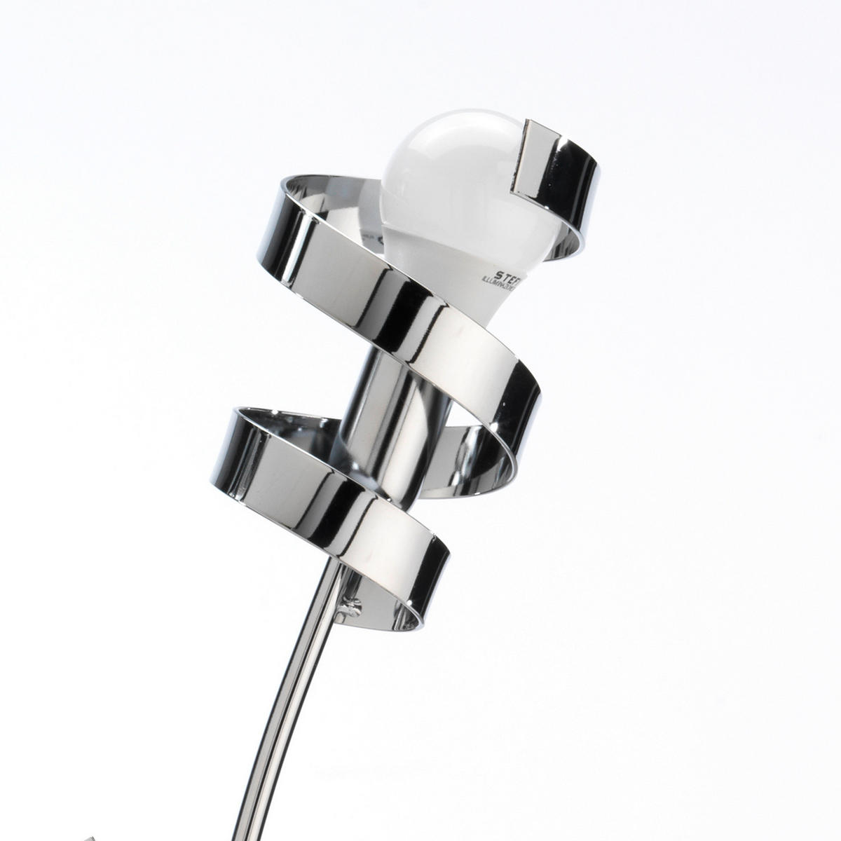 TISCHLEUCHTE 40/65 cm   - Chromfarben, Design, Metall (40/65cm)