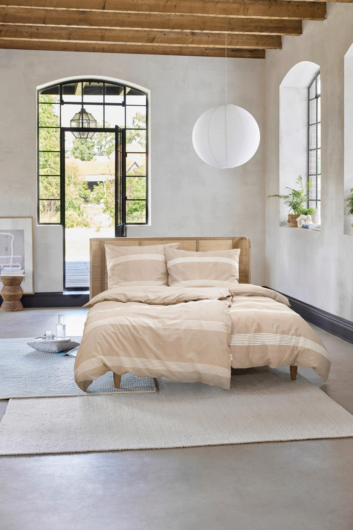 WENDEBETTWÄSCHE E-Cady Renforcé 155/220 cm  - Sandfarben/Beige, Basics, Textil (155/220cm) - Esprit