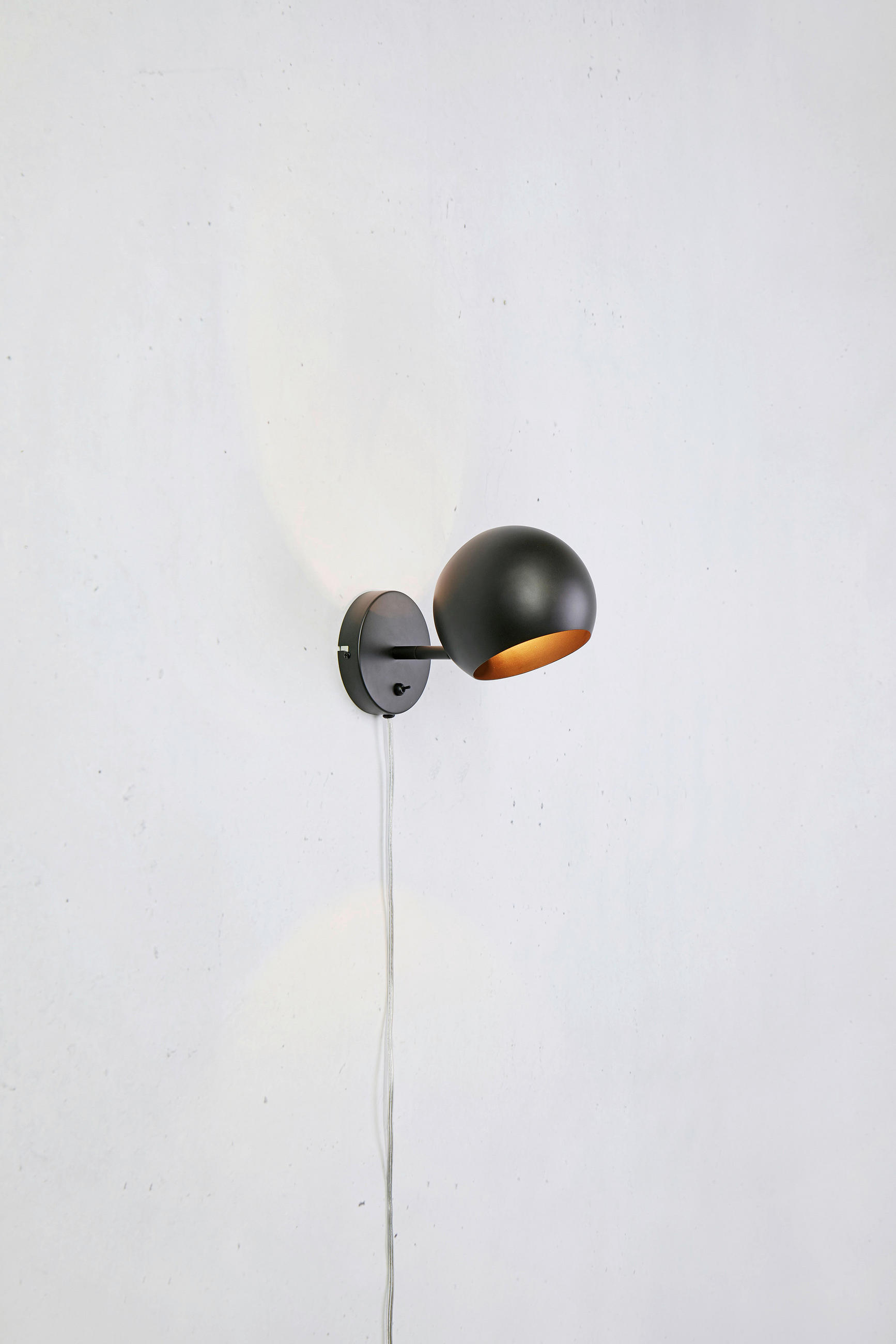 WANDLEUCHTE EDGAR 24/14/15 cm   - Schwarz, Basics (24/14/15cm) - Markslöjd