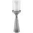 KERZENHALTER - Klar/Silberfarben, Design, Glas/Metall (32cm) - Ambia Home KERZENHALTER - Klar/Silberfarben, Design, Glas/Metall (32cm) - Ambia Home