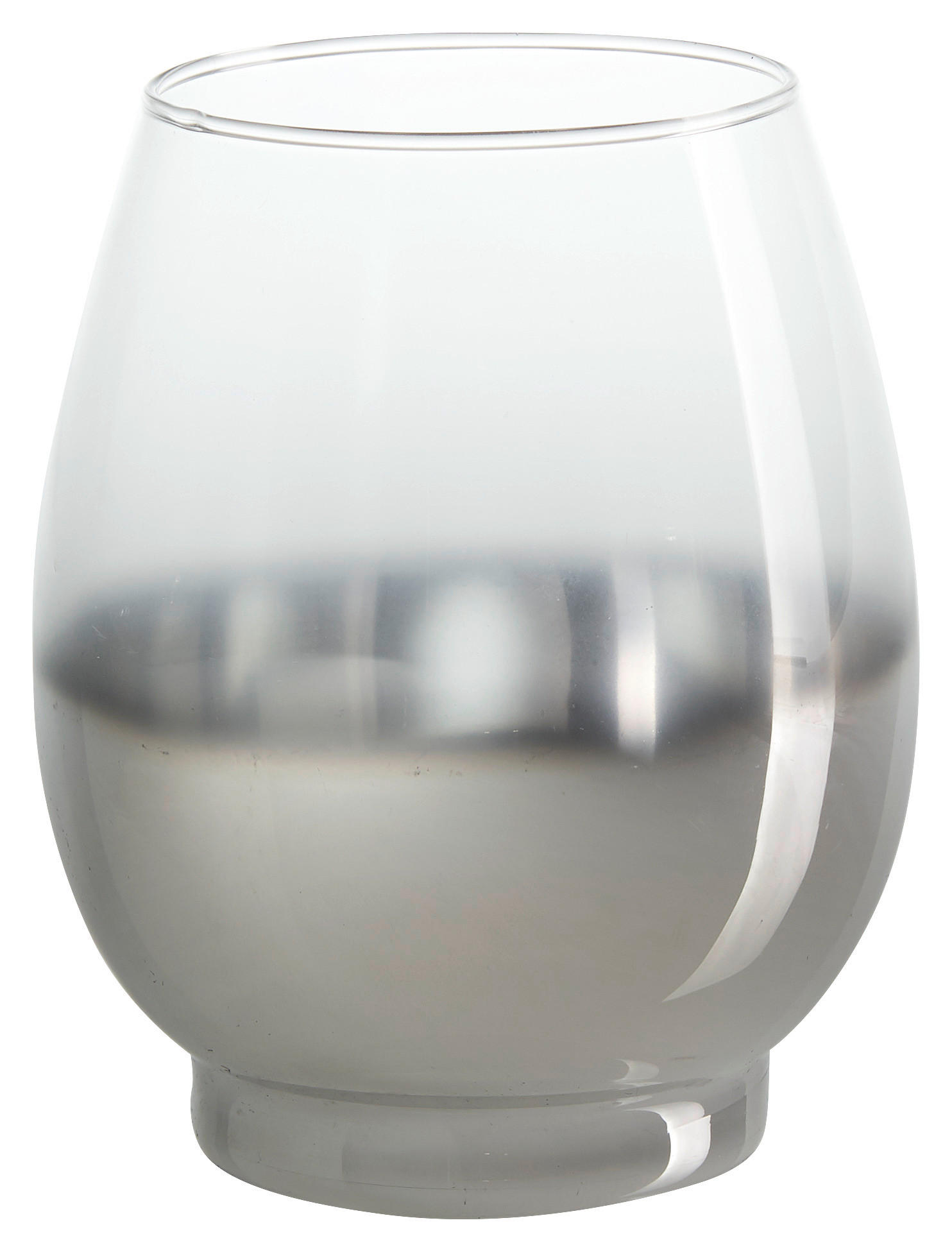 SVIETNIK  sklo - strieborná, Basics, sklo (11,3/14cm) - Ambia Home