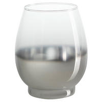 SVIETNIK  sklo - strieborná, Basics, sklo (11,3/14cm) - Ambia Home