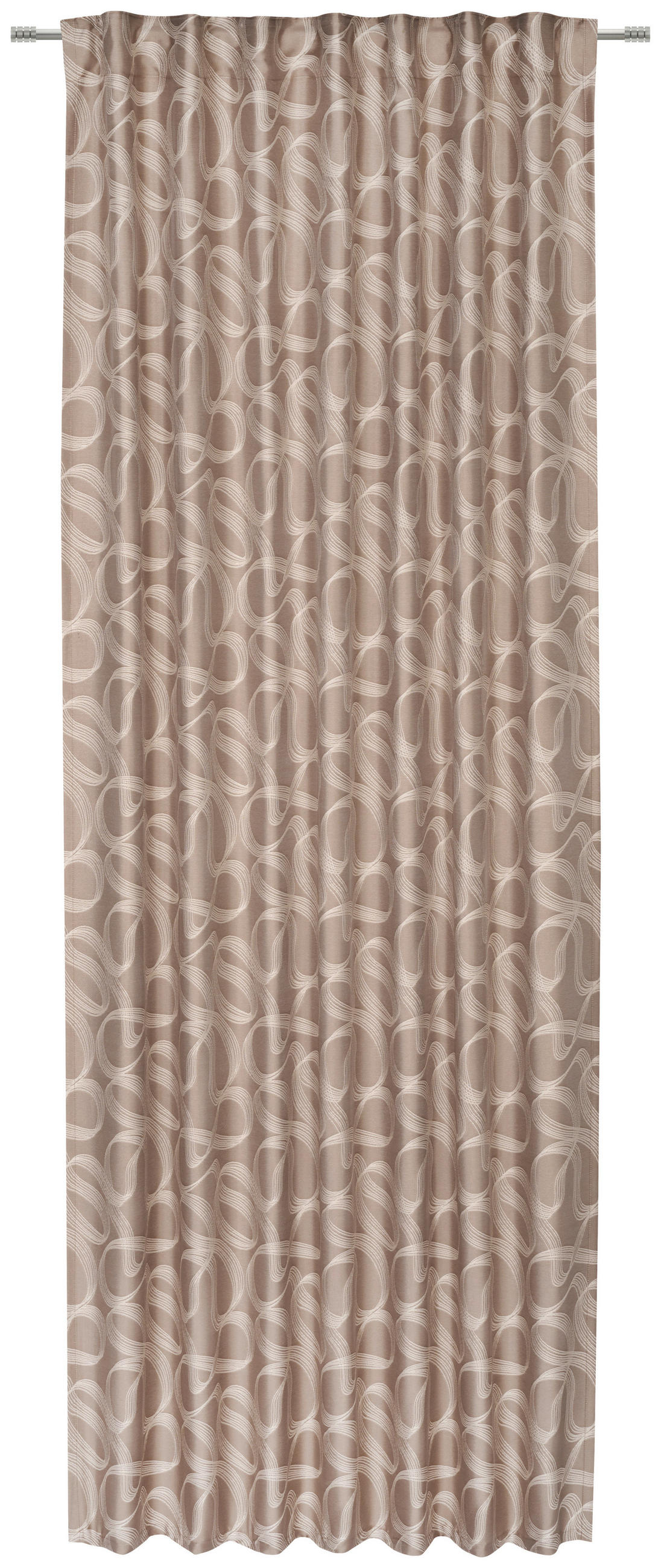 FERTIGVORHANG blickdicht  - Beige, KONVENTIONELL, Textil (140/255cm) - Novel