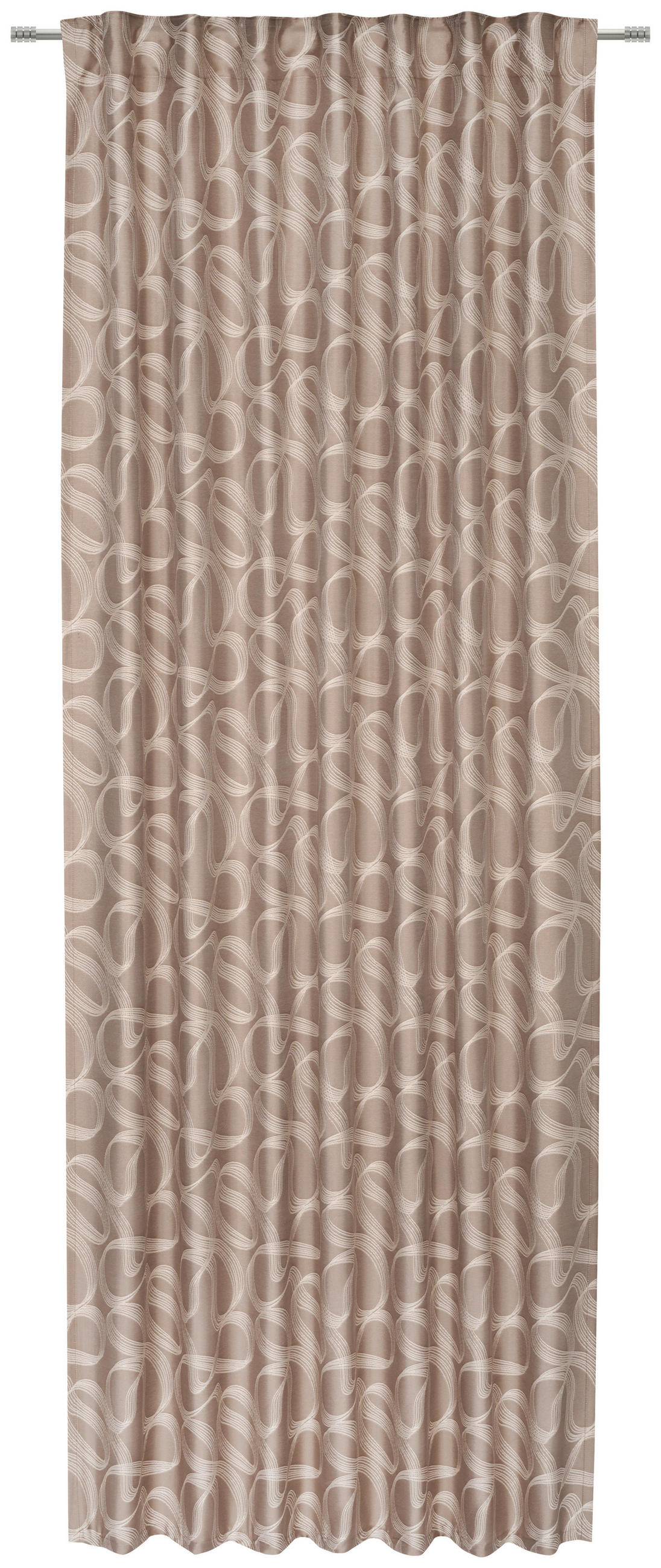 FERTIGVORHANG blickdicht  - Beige, KONVENTIONELL, Textil (140/255cm) - Novel