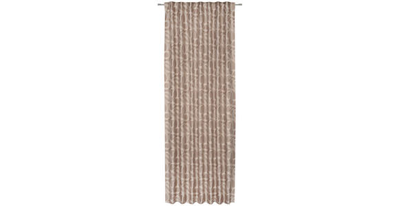 FERTIGVORHANG blickdicht  - Beige, KONVENTIONELL, Textil (140/255cm) - Novel
