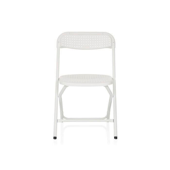 FÄLLSTOL i plast vit  - vit, Modern, metall/plast (51/80/52cm) - MID.YOU
