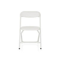 SKLÁDACÍ ŽIDLE, bílá - bílá, Moderní, kov/plast (51/80/52cm) - MID.YOU