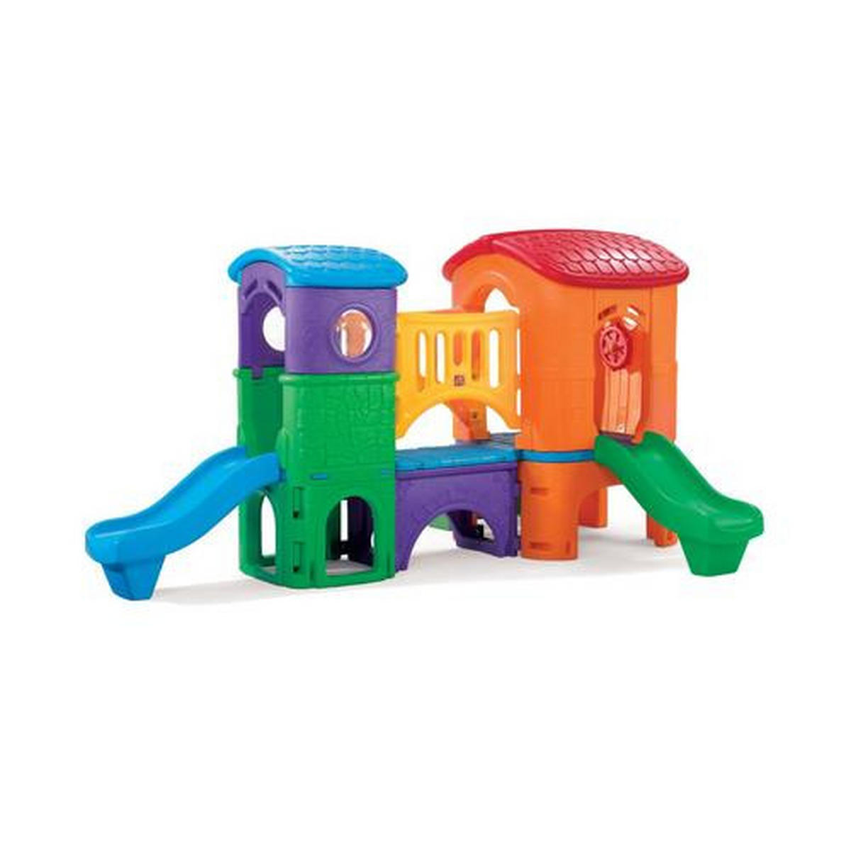 Clubhouse Climber 348/177,8/232,4 cm Step2  - Blau/Grün, Basics, Kunststoff (348/177,8/232,4cm) - Ambia Garden