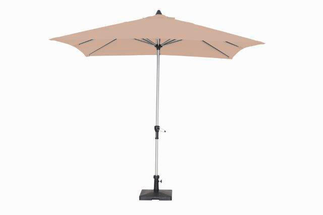 SONNENSCHIRM Taupe, Platinfarben  - Platinfarben/Taupe, Basics, Textil/Metall (200/300cm)