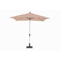 SLUNEČNÍK 200/300 cm - šedohnědá/platinová, Basics, kov/textil (200/300cm) - Gardenson
