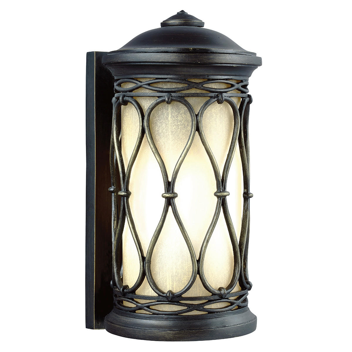 AUSSENWANDLEUCHTE - Bronzefarben, Konventionell, Glas (16/18,6/32,1cm) - Elstead Lighting