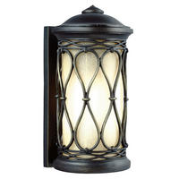 AUSSENWANDLEUCHTE - Bronzefarben, Konventionell, Glas (16/18,6/32,1cm) - Elstead Lighting