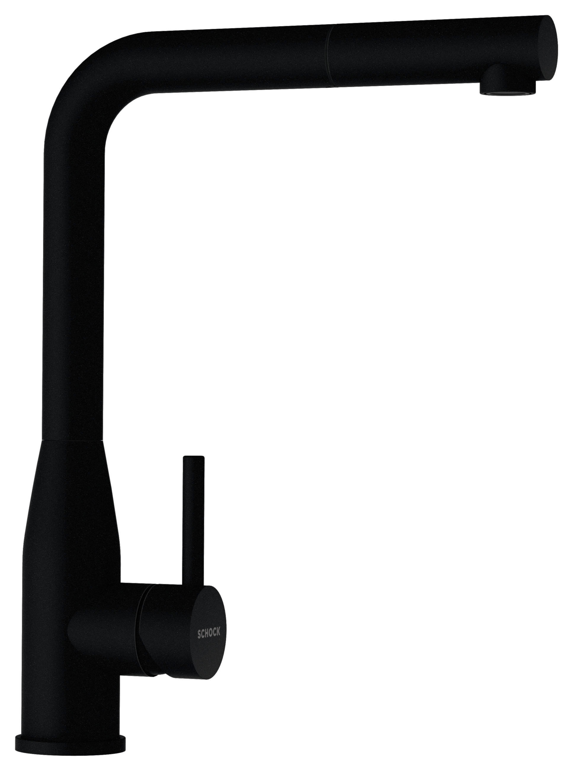 KÜCHENARMATUR 518127PUR  - Schwarz, Basics, Metall (9,5/32,5/25,3cm) - Schock