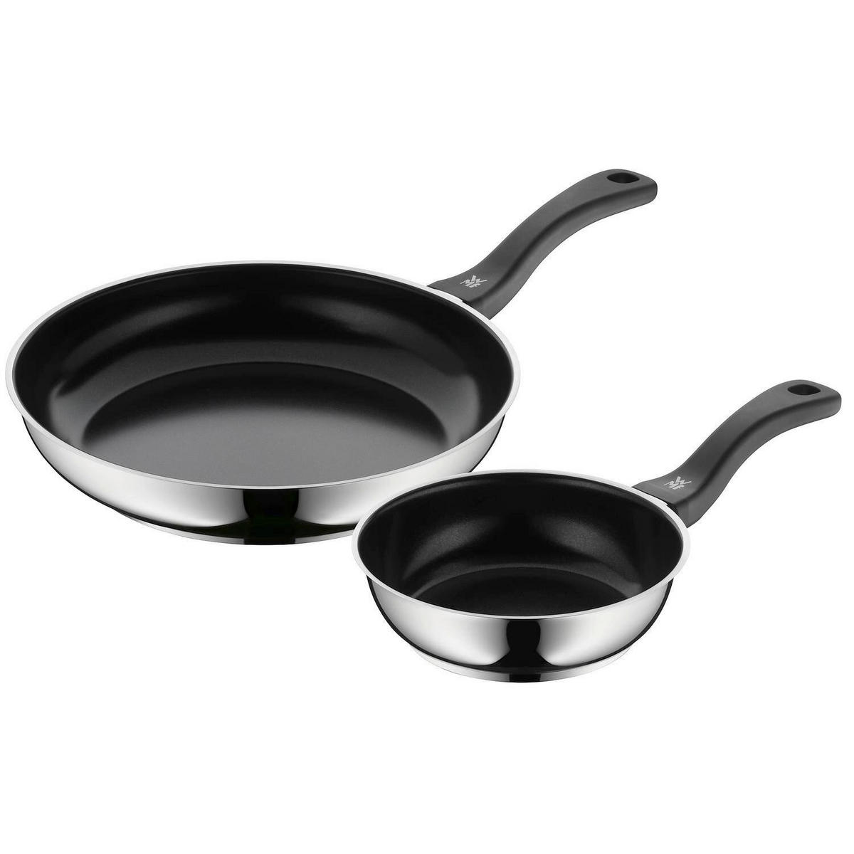 PFANNENSET Devil Edelstahl 2-teilig  - Edelstahlfarben, Basics, Keramik/Metall - WMF