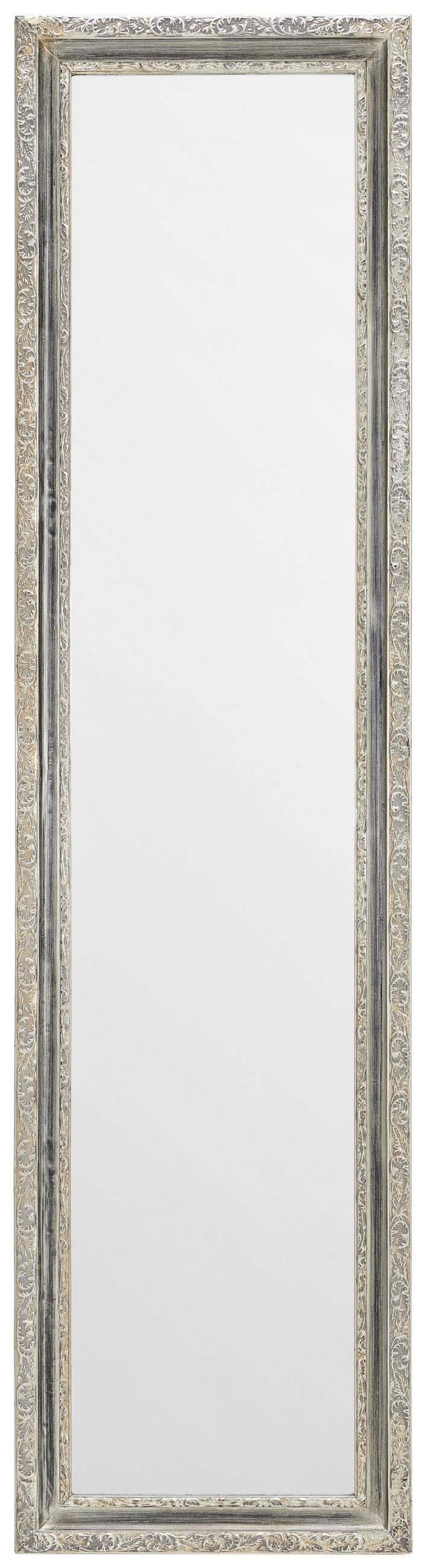 STANDSPIEGEL 42/162/4,7 cm  - Silberfarben/Schwarz, LIFESTYLE, Glas/Holz (42/162/4,7cm) - Landscape