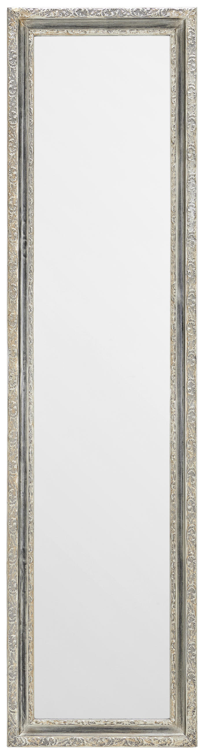 STANDSPIEGEL 42/162/4,7 cm  - Silberfarben/Schwarz, LIFESTYLE, Glas/Holz (42/162/4,7cm) - Landscape