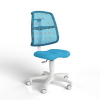 JUGENDDREHSTUHL - Blau/Weiss, Konventionell, Kunststoff/Textil (58/84-94/73cm) - Paidi