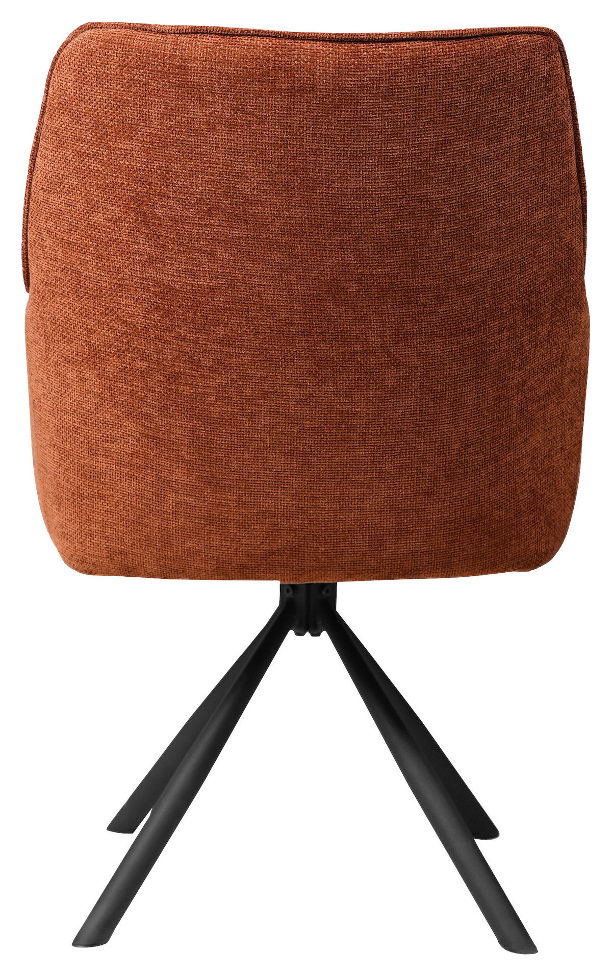 ARMLEHNSTUHL  in Eisen Webstoff  - Schwarz/Orange, Design, Textil/Metall (58/91/65cm) - Carryhome