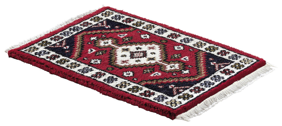 COVOR ORIENTAL  Indo Rajpur Super -TOP-  - bej/roșu, Lifestyle, textil (40/60cm) - Cazaris