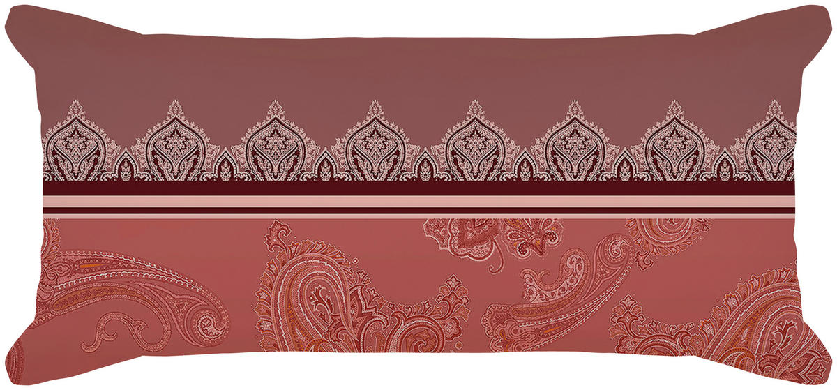 BETTWÄSCHE 3-teilig Atelier Makosatin 140/200 cm  - Bordeaux, Basics, Textil (140/200cm) - Estella