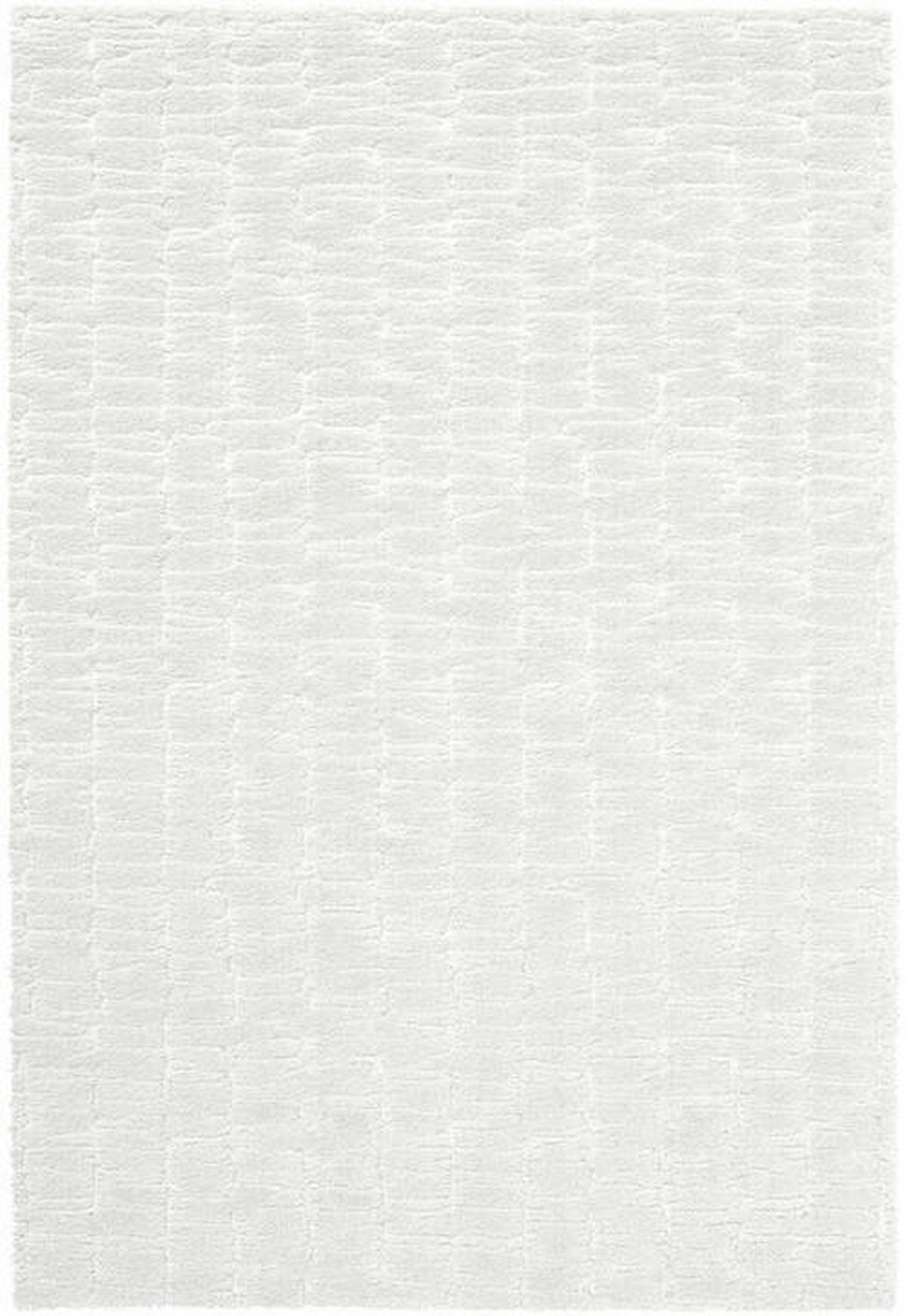 WEBTEPPICH 133/195 cm Masai Creme, Weiß  - Creme/Weiß, KONVENTIONELL, Kunststoff/Textil (133/195cm) - Novel