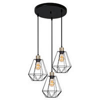 HÄNGELEUCHTE 44/44/100 cm  - Schwarz, Design, Metall (44/44/100cm)