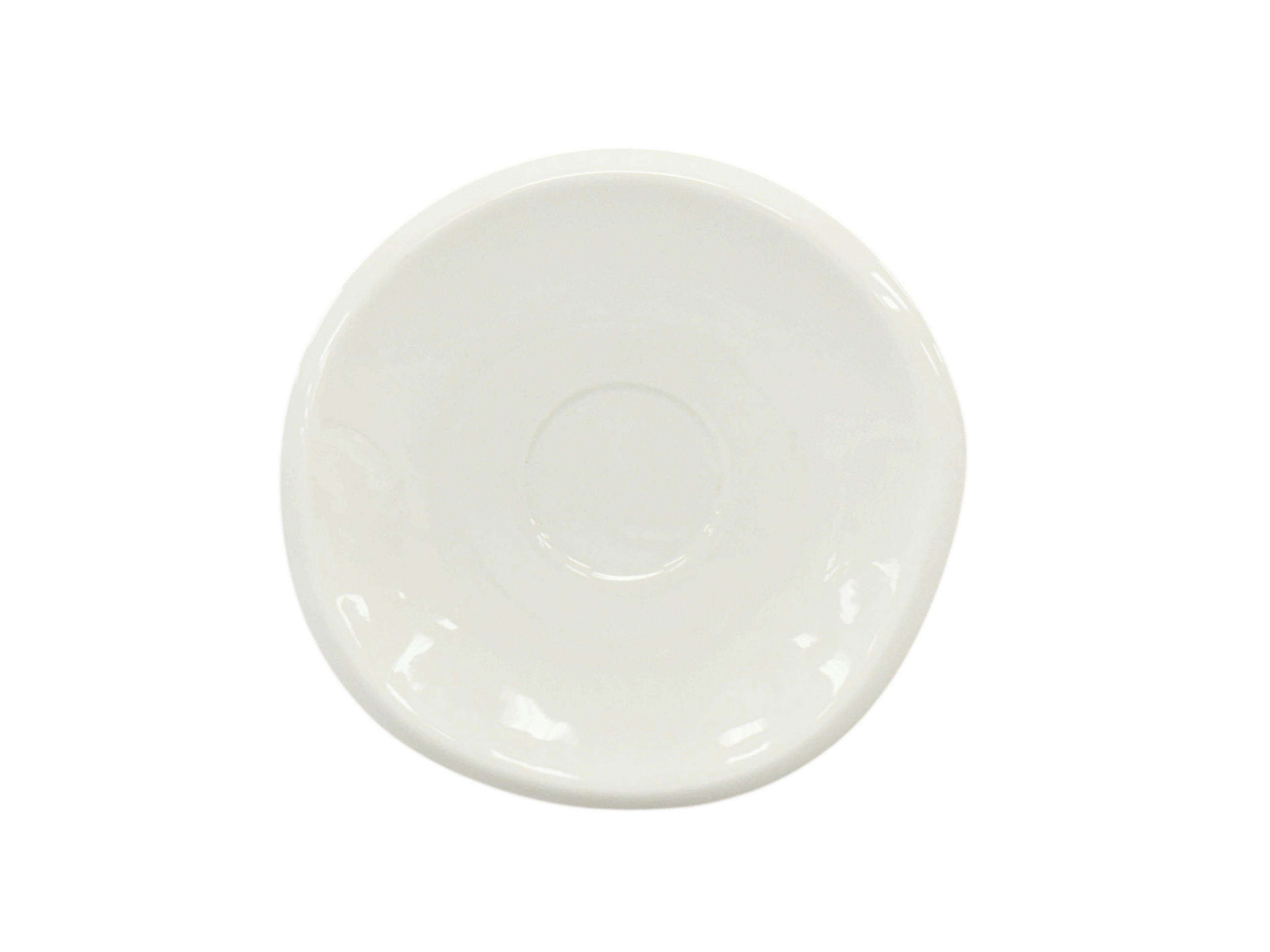 PODŠÁLEK NA ESPRESSO porcelán keramika  - bílá, Trend, keramika (12,8/1,5cm) - Dieter Knoll