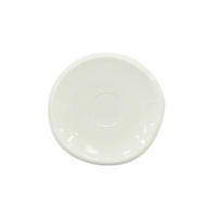 PODŠÁLEK NA ESPRESSO porcelán keramika  - bílá, Trend, keramika (12,8/1,5cm) - Dieter Knoll