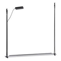 LED-HÄNGELEUCHTE 116/16/116 cm   - Schwarz, Design, Glas/Metall (116/16/116cm) - Eglo