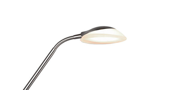 LED-DECKENFLUTER 32,5/180 cm - Alabasterfarben/Nickelfarben, Basics, Glas/Metall (32,5/180cm) - Novel