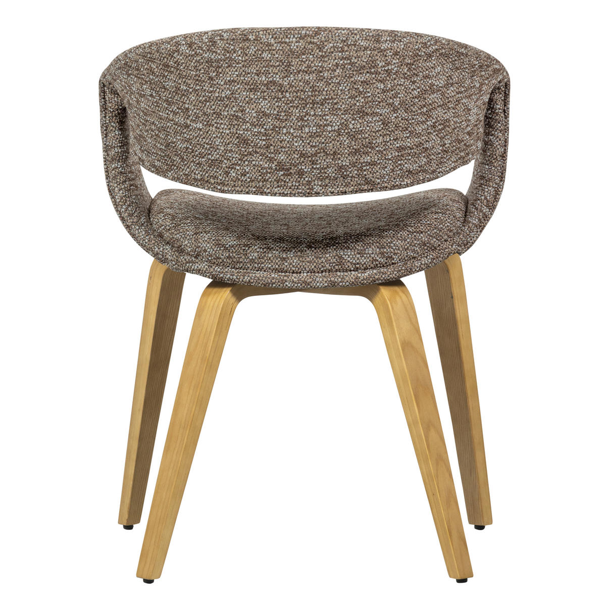 ARMLEHNSTUHL-SET 2 Stück  in Webstoff  - Braun/Naturfarben, MODERN, Textil (57/78/57cm) - Livetastic