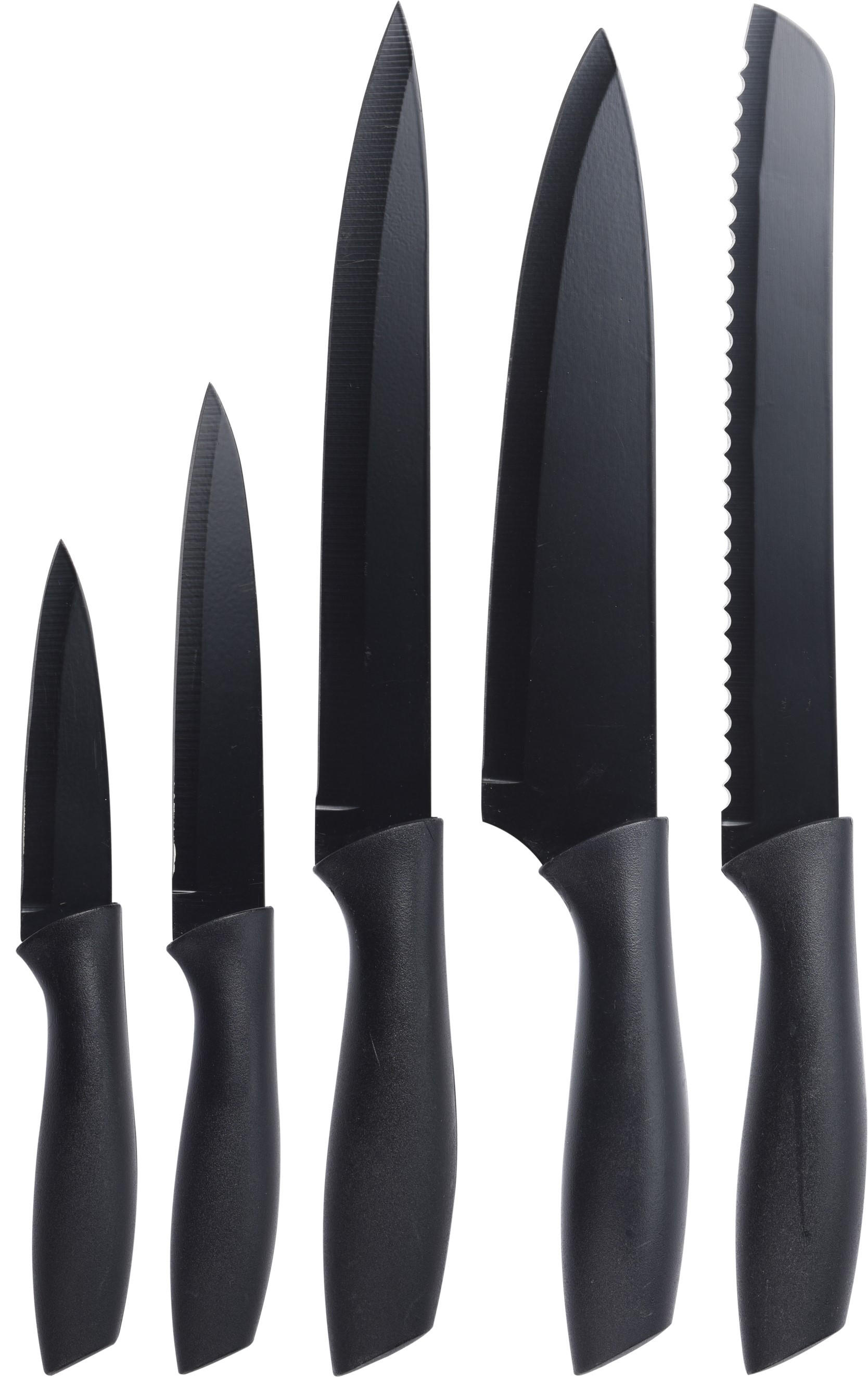 KNIVSET   - svart, Basics, metall/plast (38/35/2,6cm) - Best Price