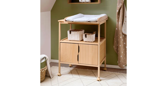 WICKELKOMMODE - Naturfarben, Basics, Holz (68/70/90cm) - My Baby Lou